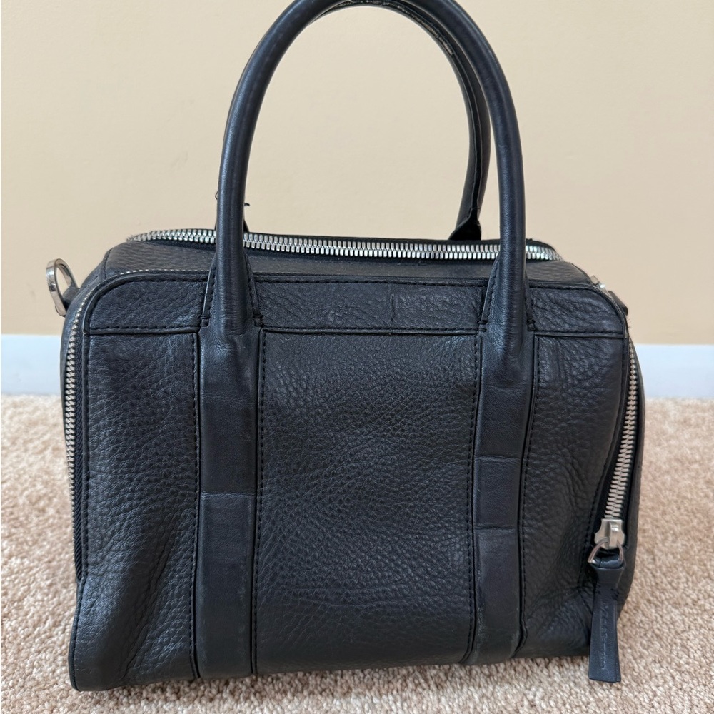 Mackage Textured Black Leather Accessory